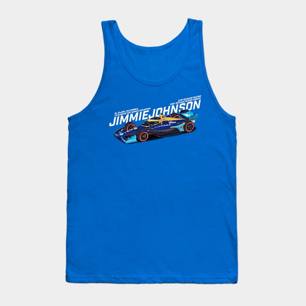 Jimmie Johnson 2021 (white) Tank Top by Sway Bar Designs